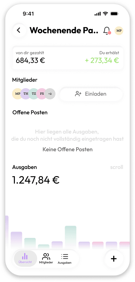 Quitty Trip-Detail mit Waveform-Timeline und Ausgaben-Statistiken